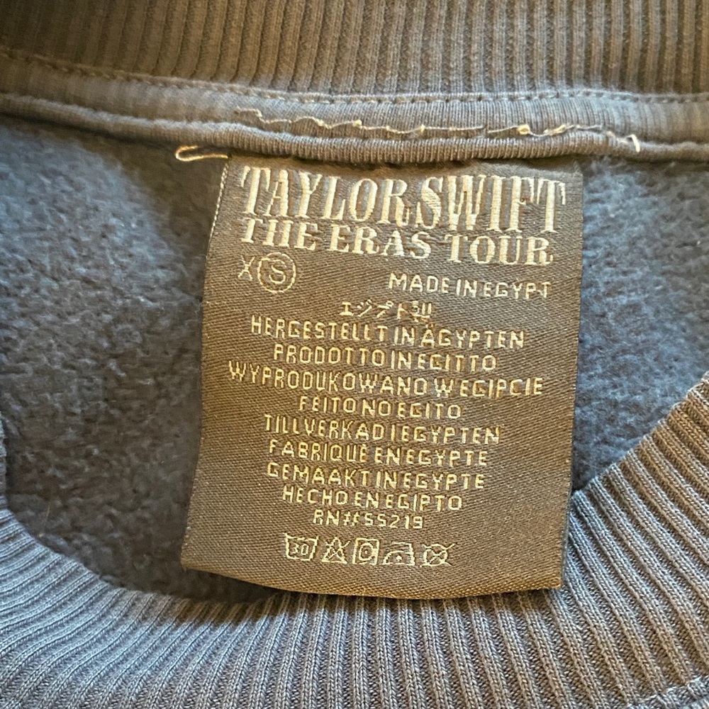 Taylor Swift Crewneck Sweater Navy - Picture 4 of 5